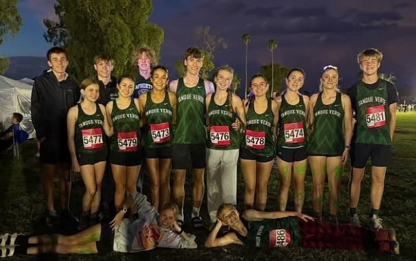 Photo of cross country athletes posing together