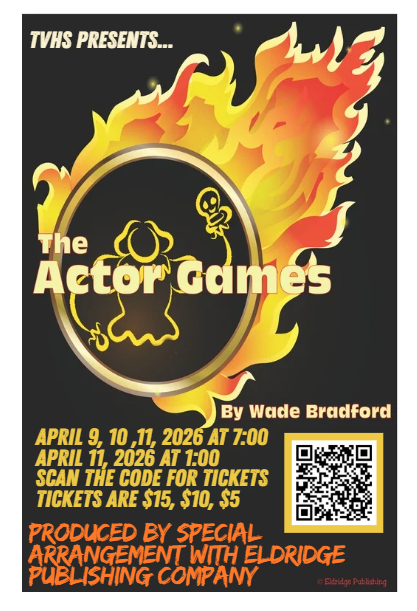 🎭🔥 The stage is set… and the games are about to begin! 🔥🎭  Intermediate Theatre proudly presents The Actor Games — a hilarious, high-energy parody where actors battle for fame in the ultimate theatrical showdown!  📅 April 9 & 10 at 7:00 PM 📅 April 11 at 1:00 PM and 7:00 PM  🎟️ Get your tickets now 👉 https://gofan.co/app/school/AZ24403?activity=Performing%20Arts  Come support our amazing cast and enjoy a night of comedy, chaos, and creativity—you won’t want to miss it!