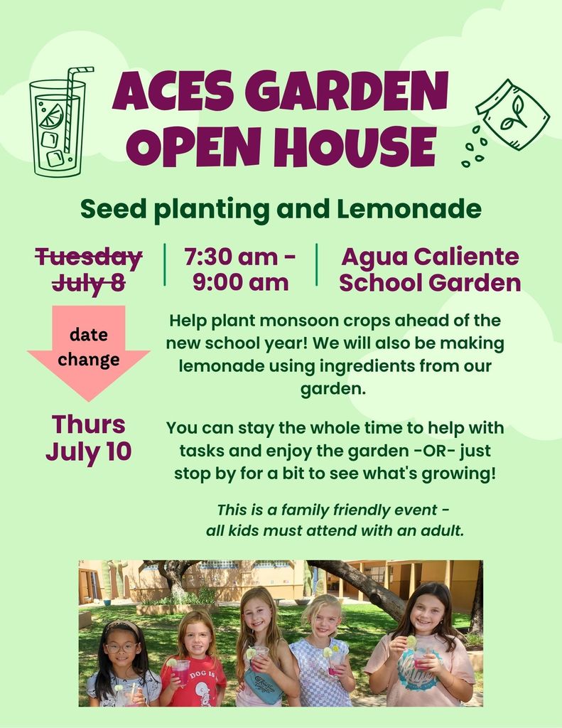 ACES Garden Open House - Note new date!