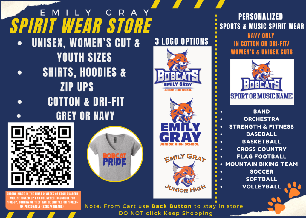 Spirit Wear Store Poster