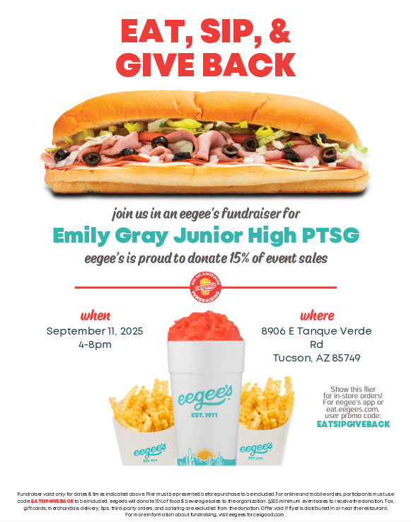 Eegees Fundraiser 