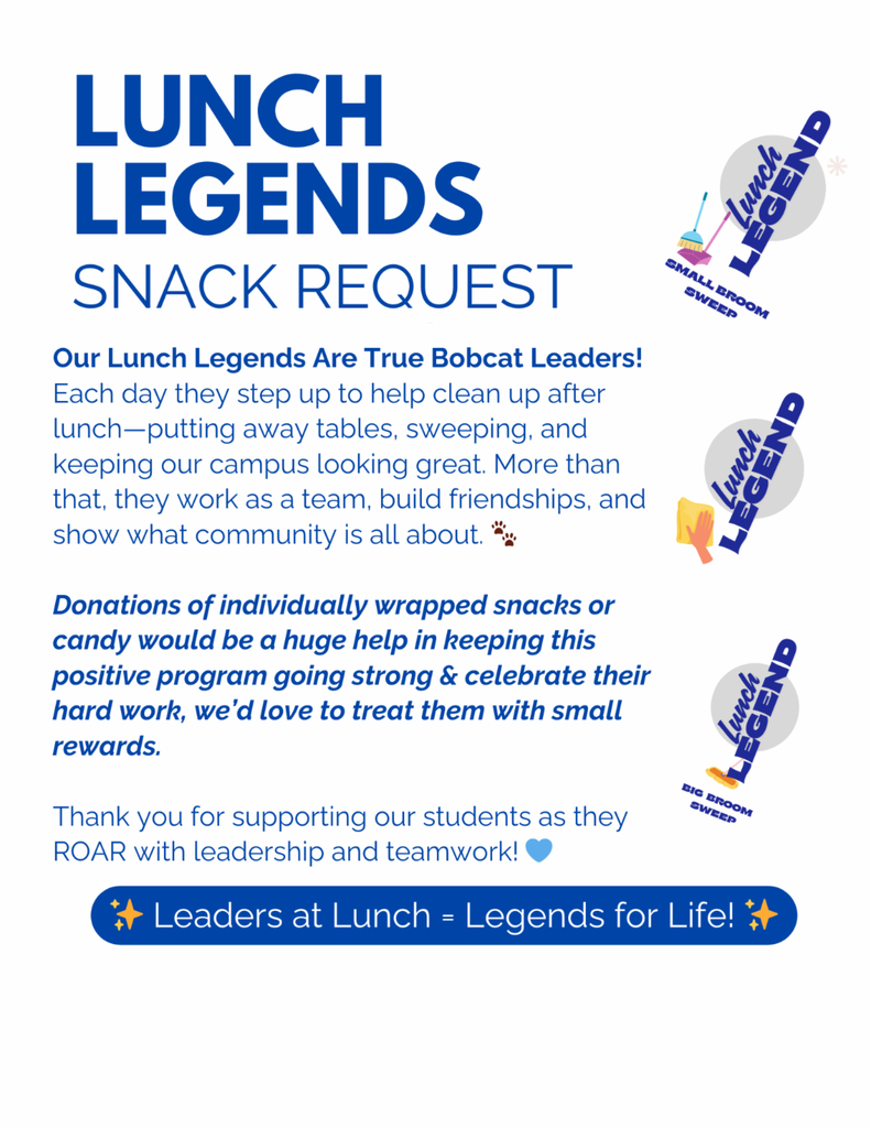 Lunch Legends Snack Request