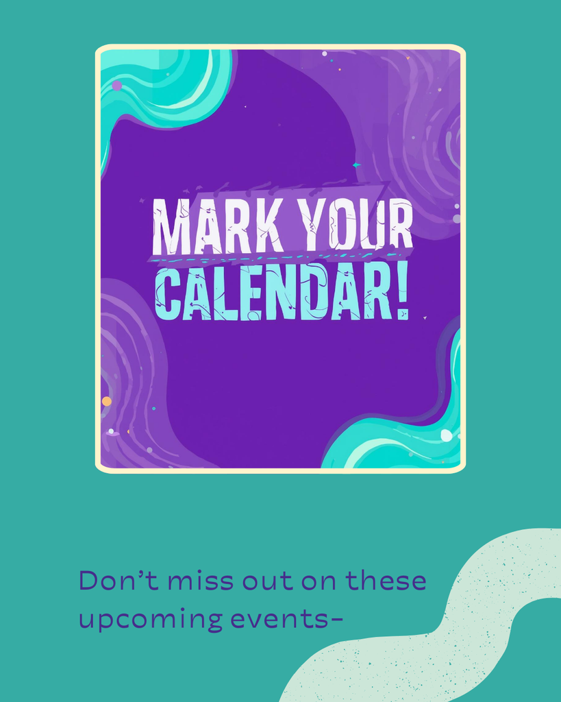 Mark your calendar! Don't miss out on these upcoming events.