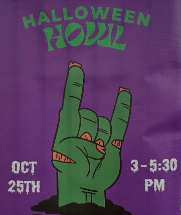 Halloween Howl Oct 25th from 3 - 5:30 PM