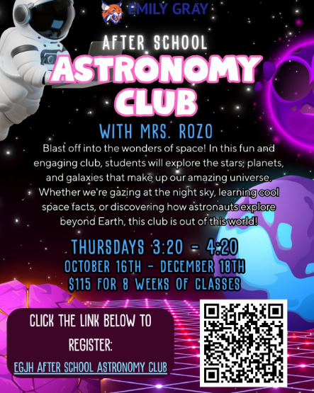 Astronomy Club Poster