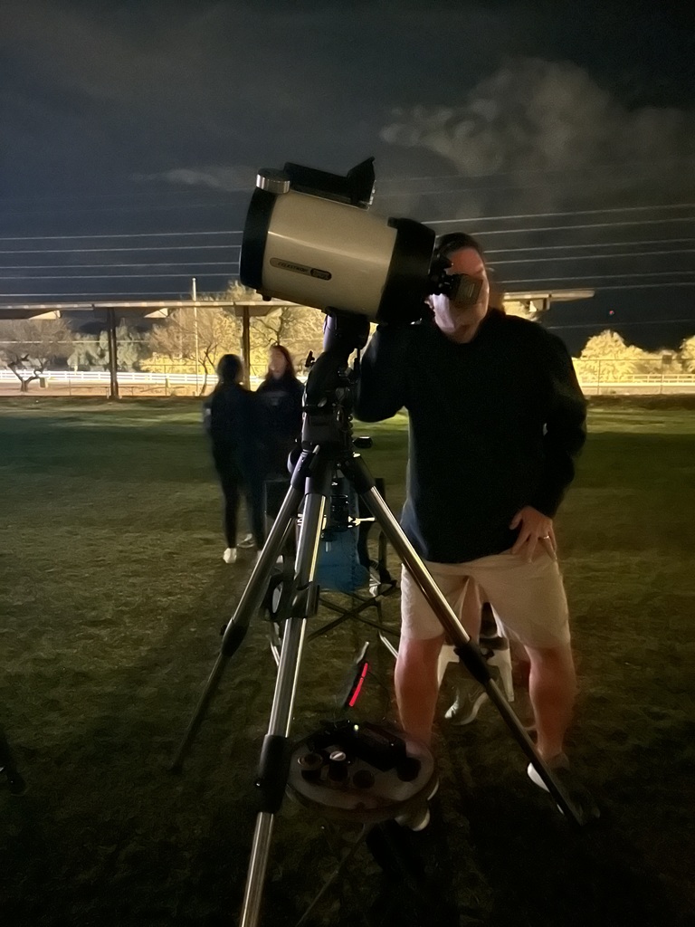 telescope at star party