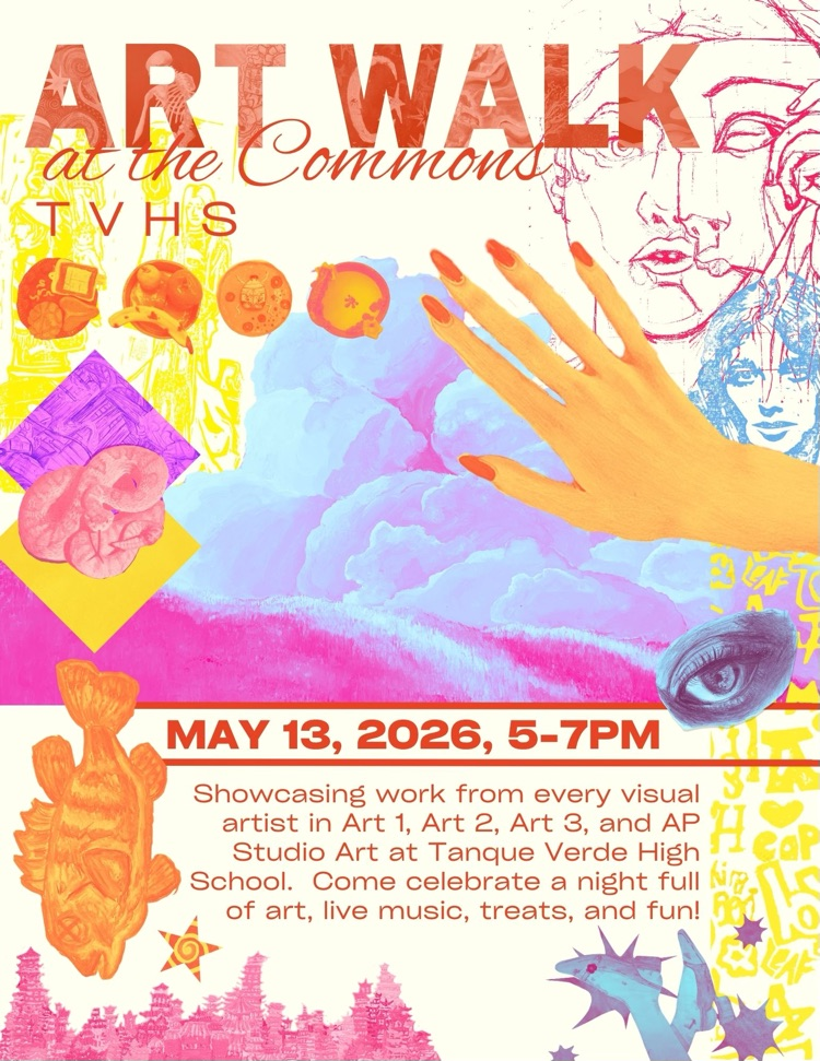 art walk at the tvhs commons may 13, 2026 from 5-7pm
