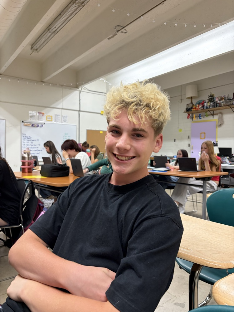 Liam Barnhill likes the 9:10 start time, thinks it’s easier to learn, and is more motivated in high school.