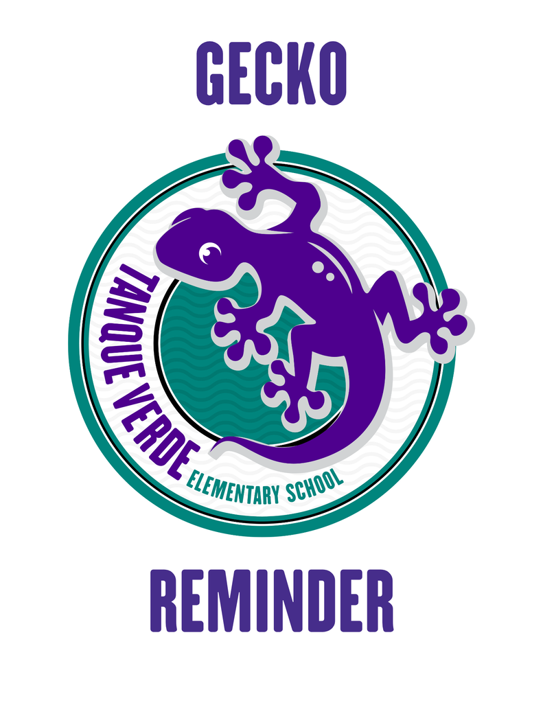A logo features a purple gecko on a circular green and blue background with "Gecko" and "Reminder" in purple text.