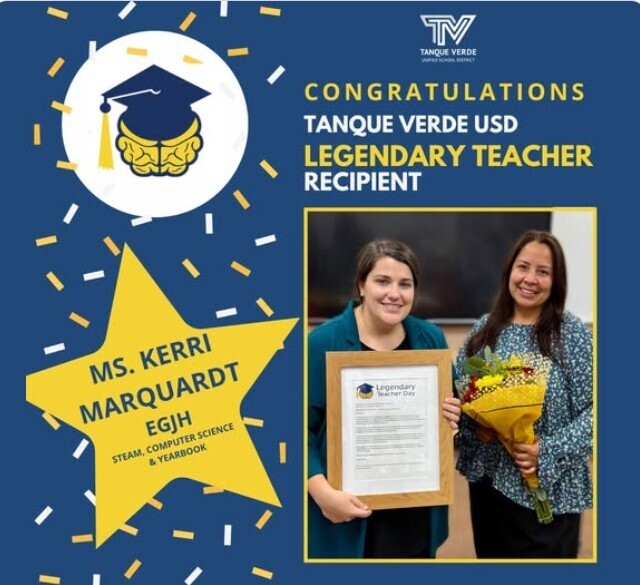 Legendary Teacher Award