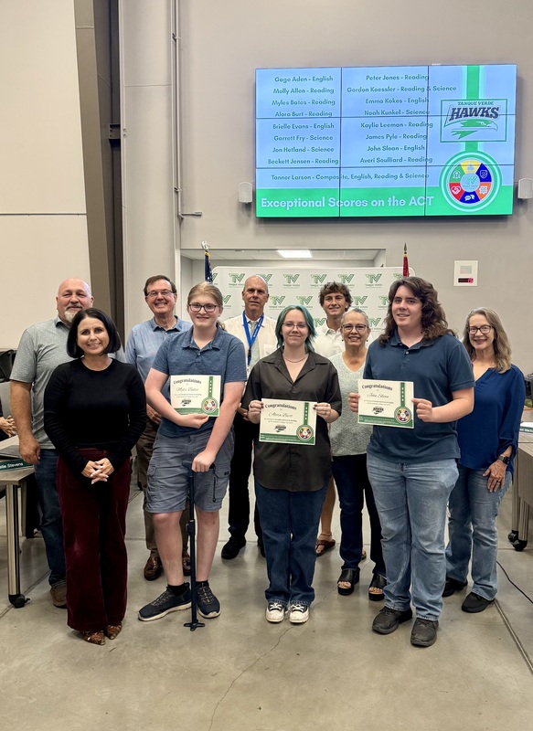 hs students with awards