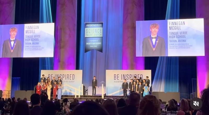 Finn at ISEF Awards