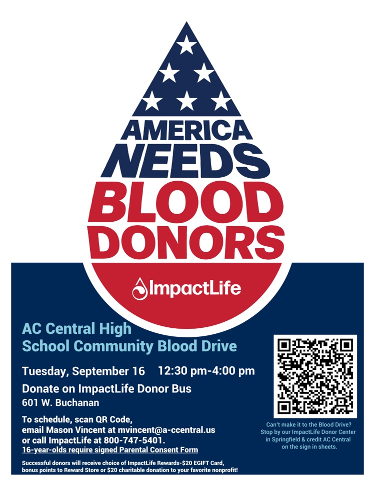 flyer for blood donation