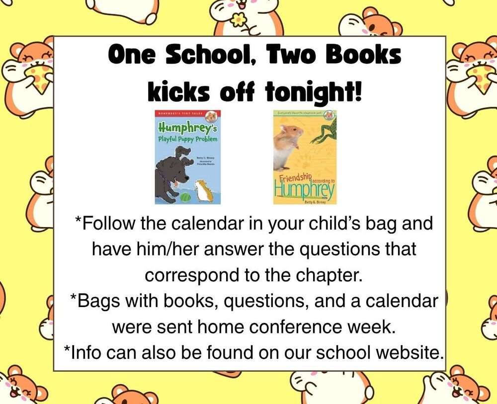 One School Two Books Kicks Off