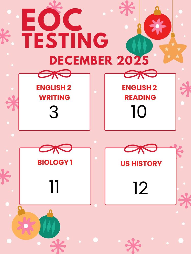 EOC Testing Dates