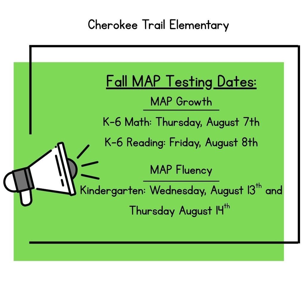 Fall MAP Test Dates