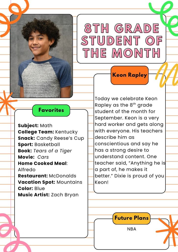 Flyer about Keon