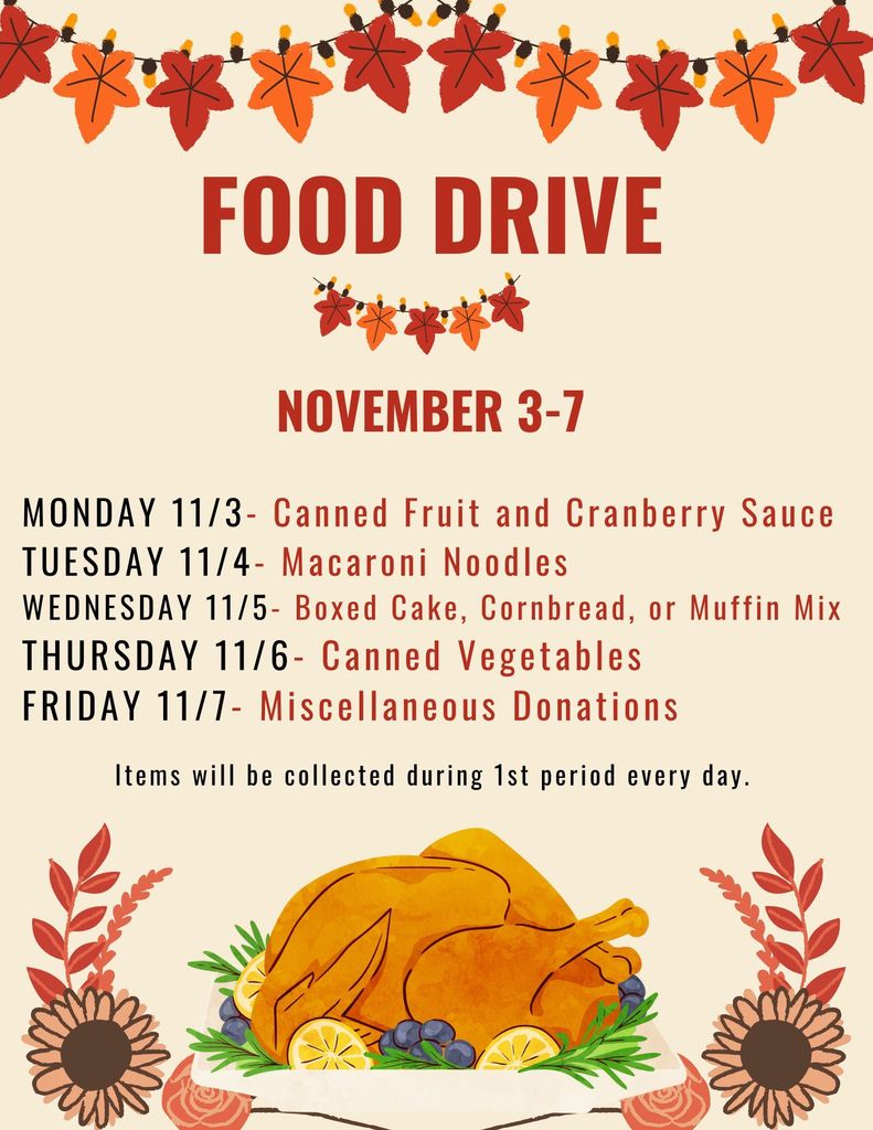 Food Drive Poster