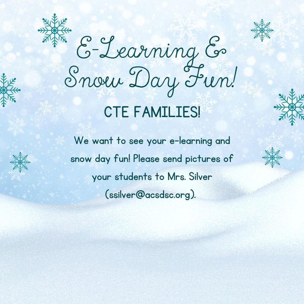 elearning post requesting pictures to be sent in to the media specialist