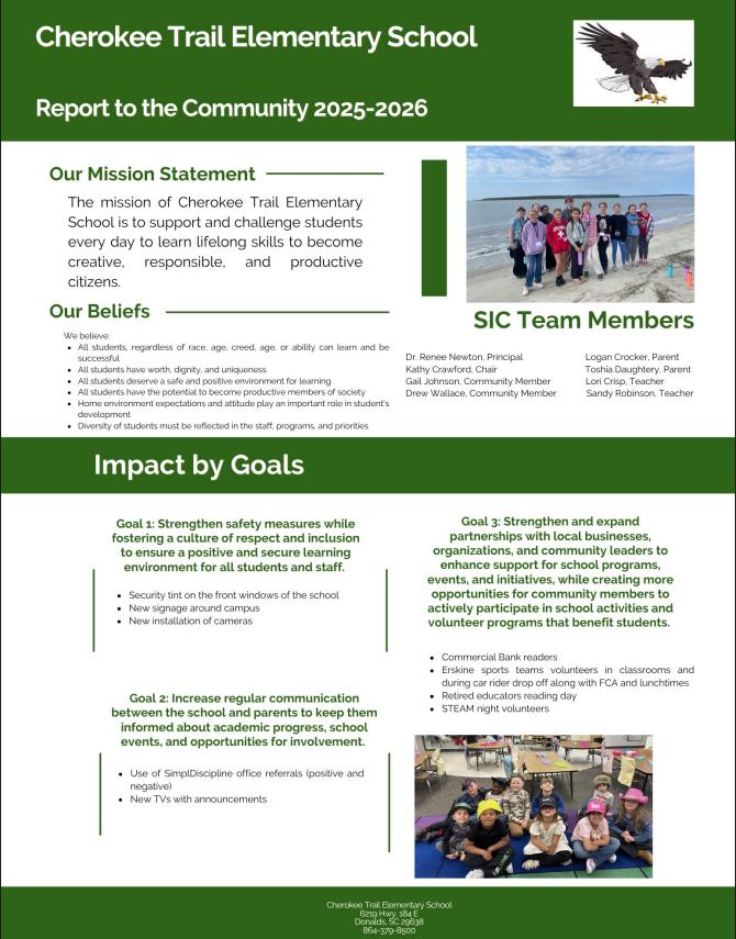 Report to the Community Page 1