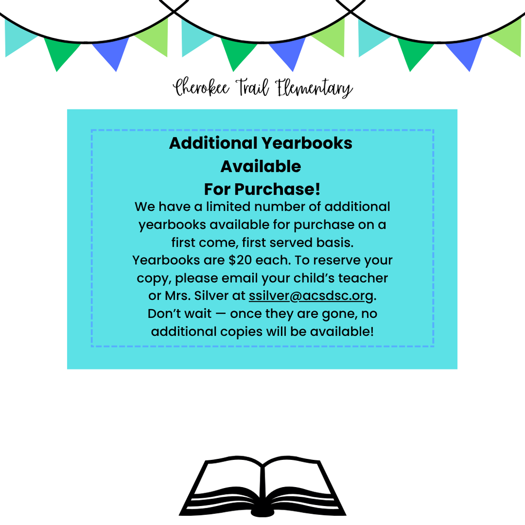 yearbook flyer detailing information about purchasing remaining copies