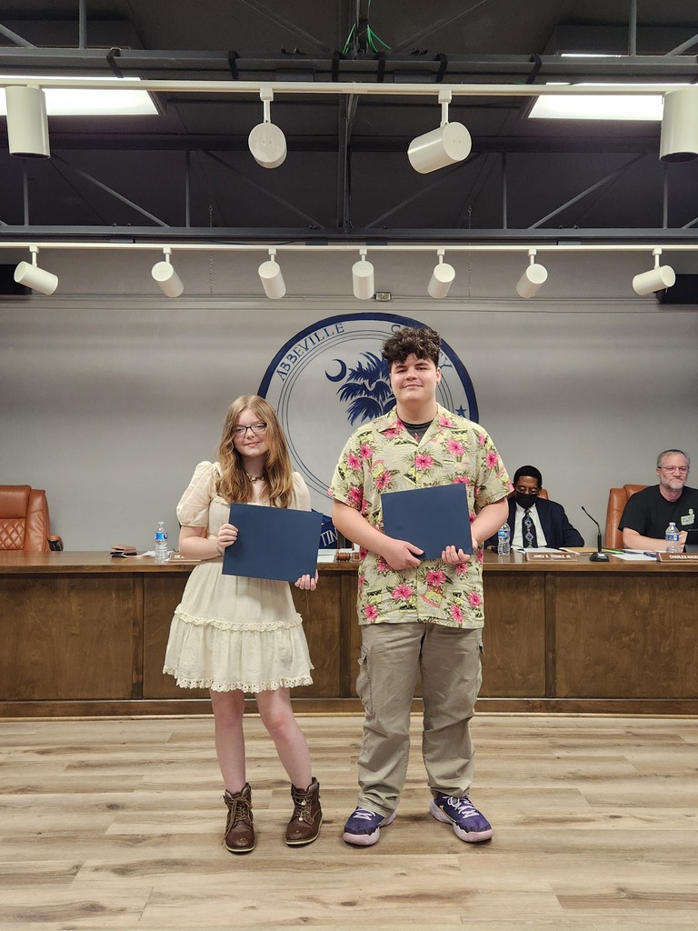 governor's school students