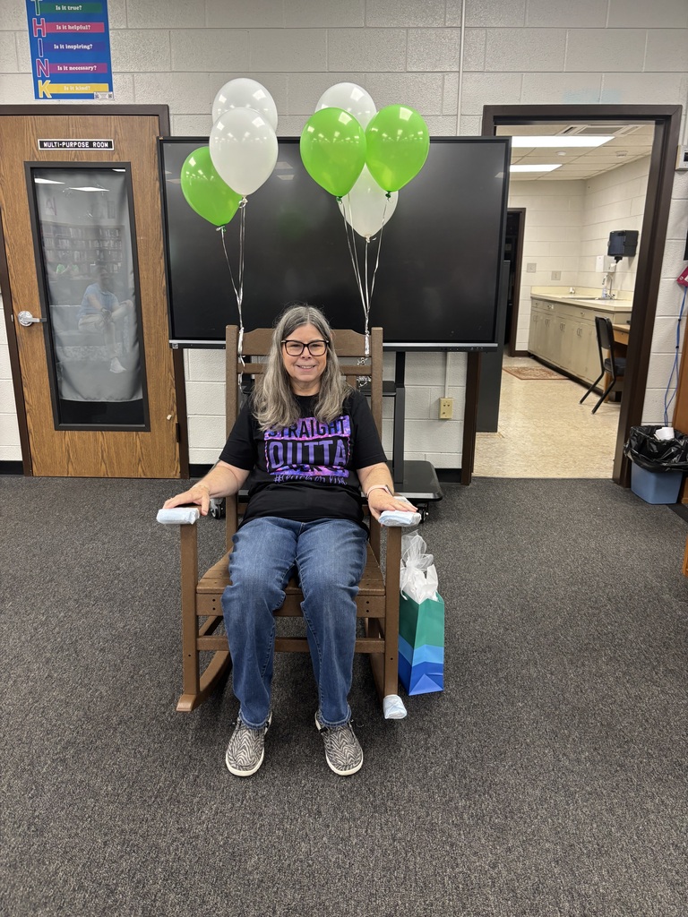 Picture of Mrs. Boller in her rocking chair. 