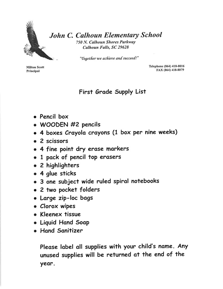 Supply List