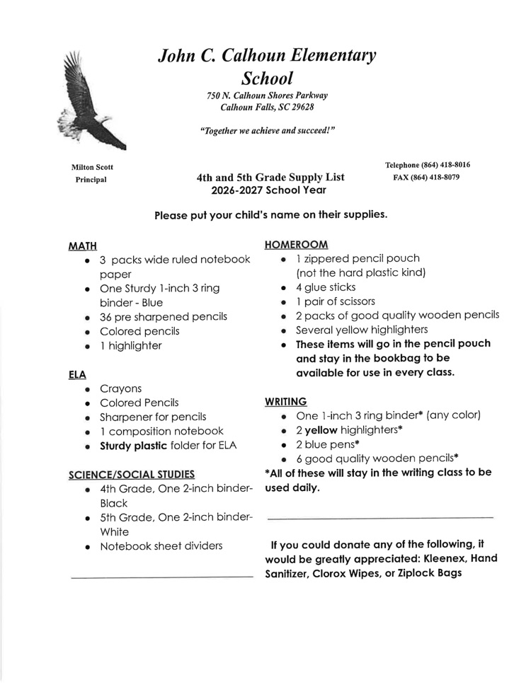 Supply List