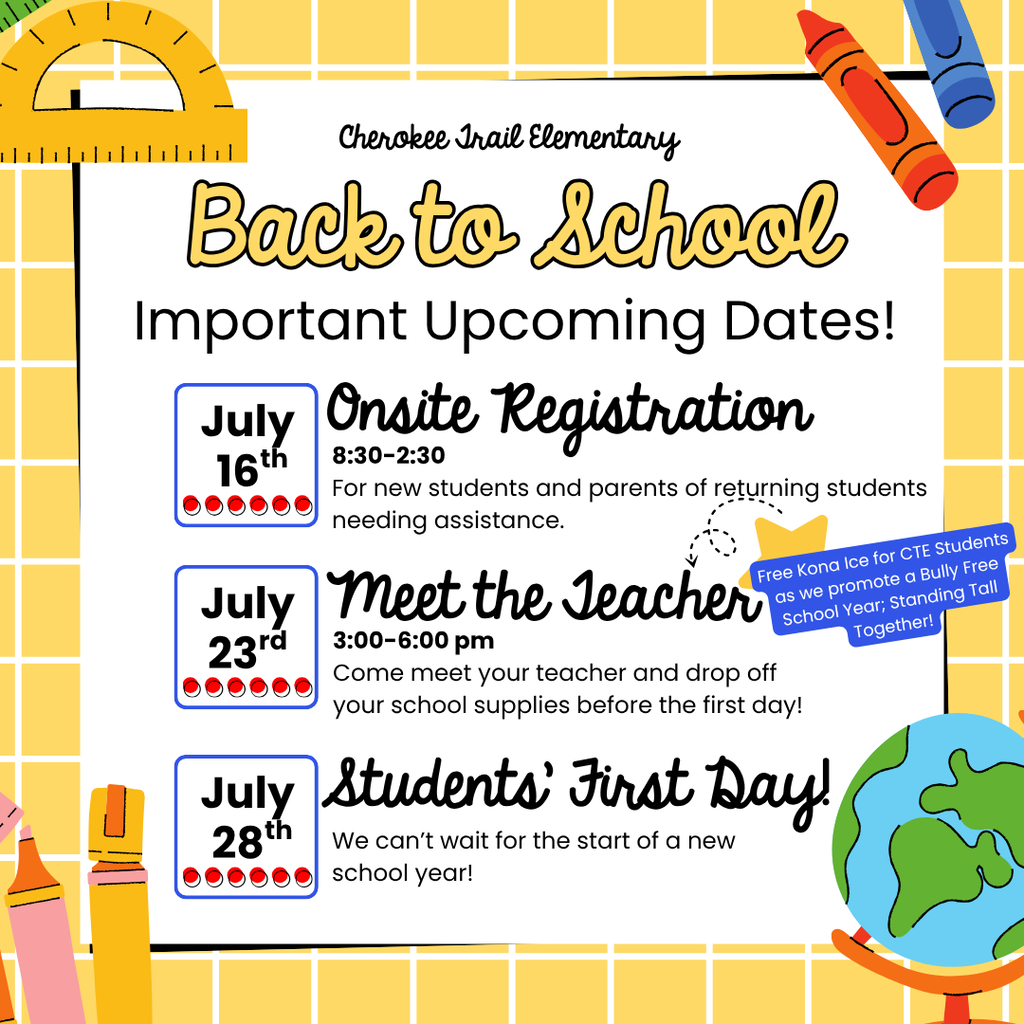 important upcoming dates