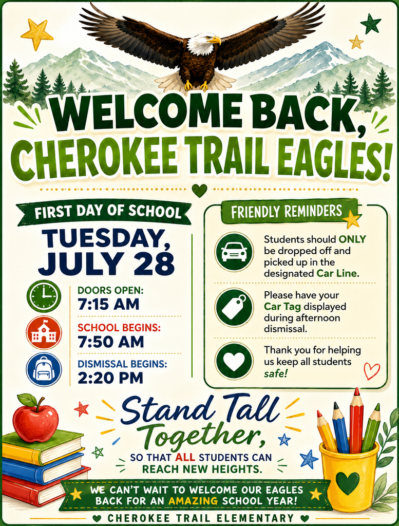 Welcome back post detailing relevant information about the first day of school