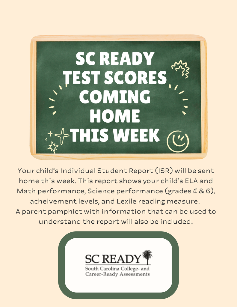 sc ready test scores information