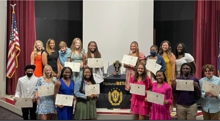 students at awards ceremony 