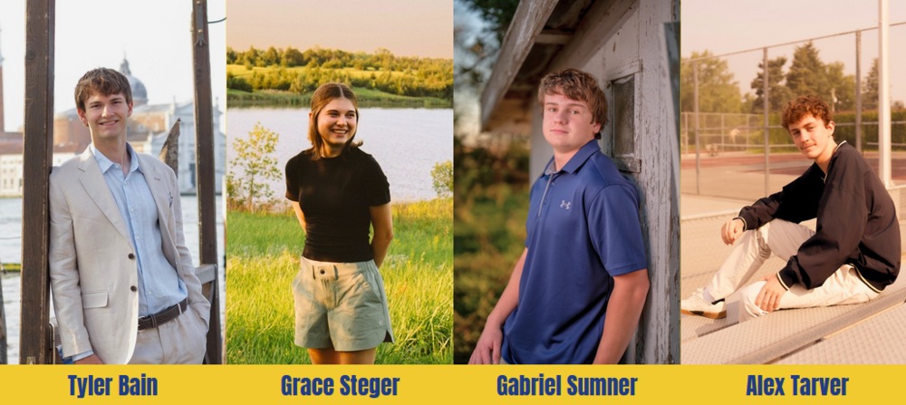 Academic all-state students: Tyler Bain, Grace Steger, Gabriel Sumner, Alex Tarver