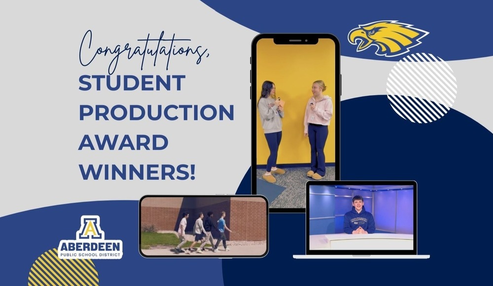 Congratulations, Student Production Award Winners! With photos of winning student broadcasts