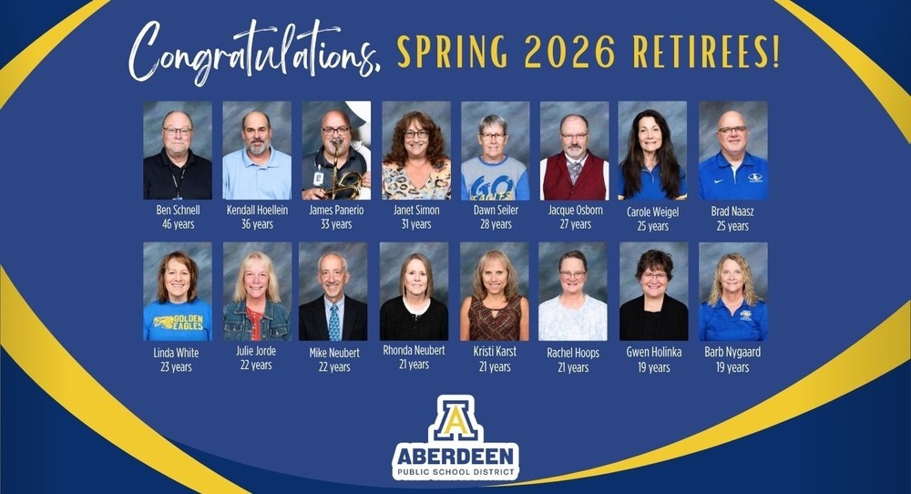 Spring 2026 retirees
