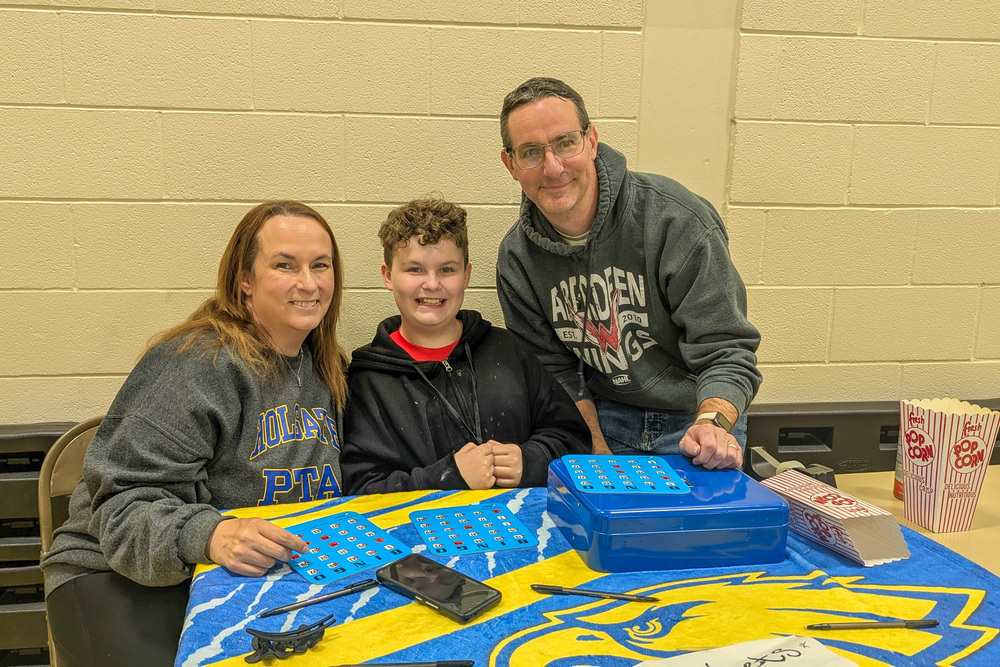 Doering family at PTA event