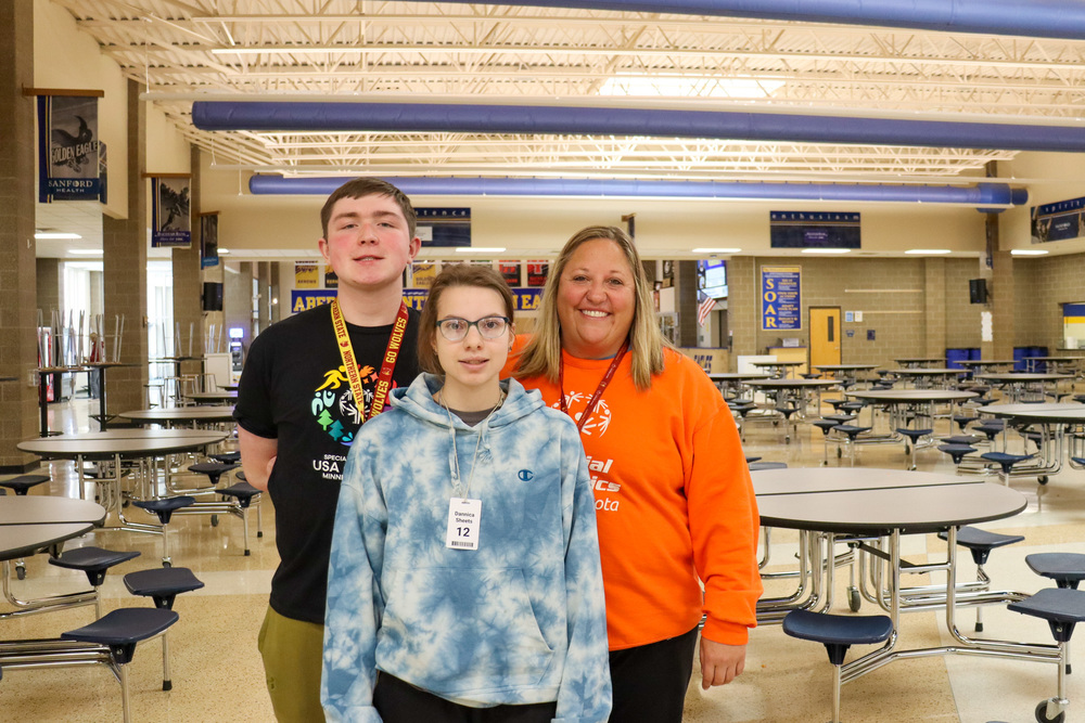 Zach Bau, Dannica Sheets and Peggy Heermann