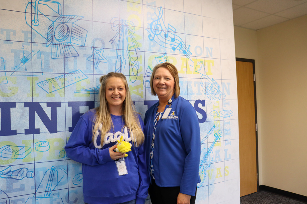 Danielle Carlson and Dr. Guffin