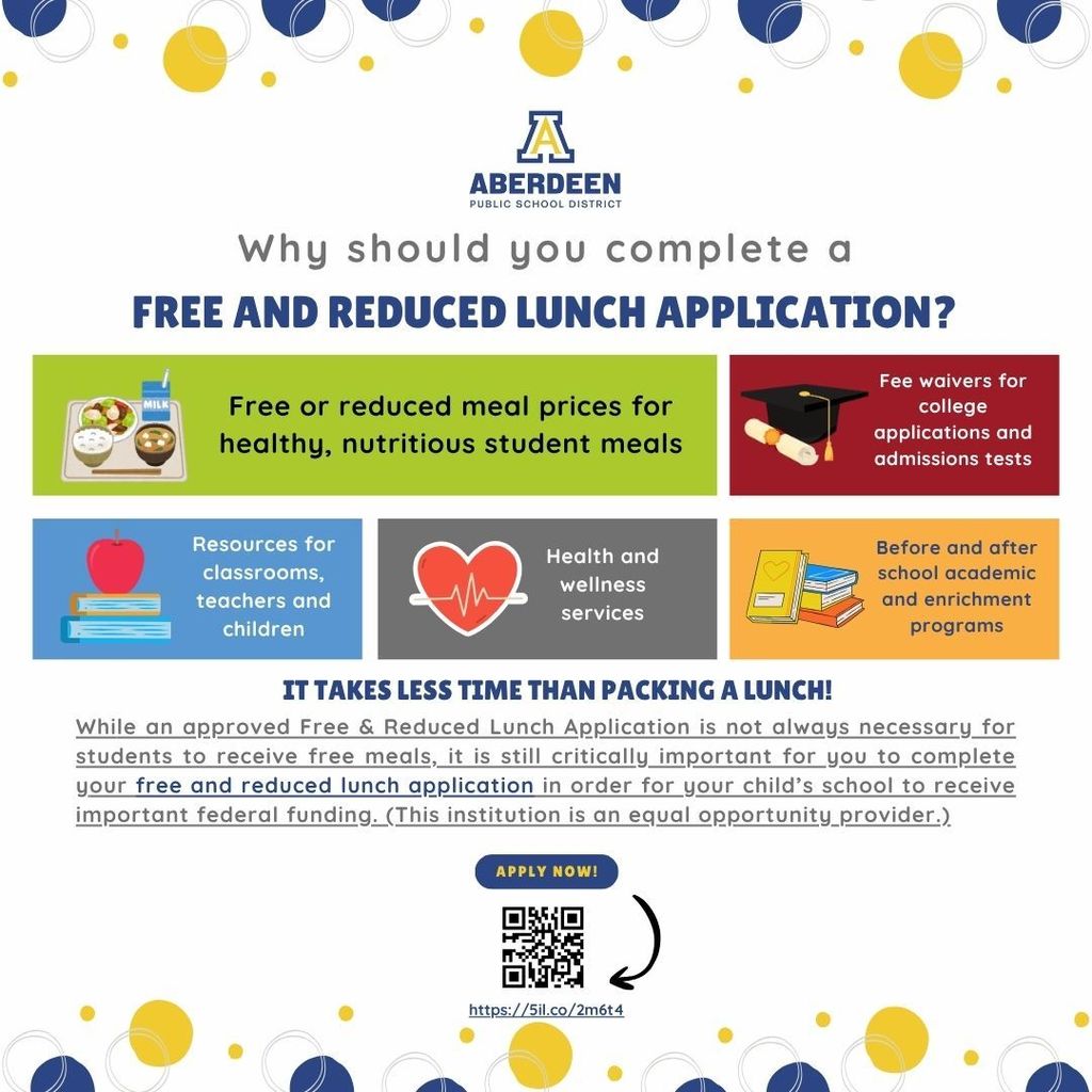 Why should you complete a free and reduced lunch application?