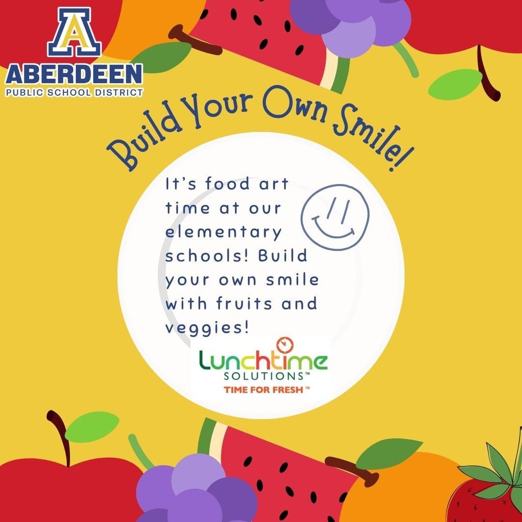 Build Your Own Smile with fruits and veggies!