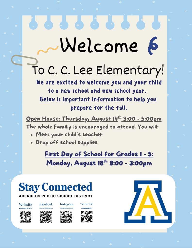 Welcome Letter