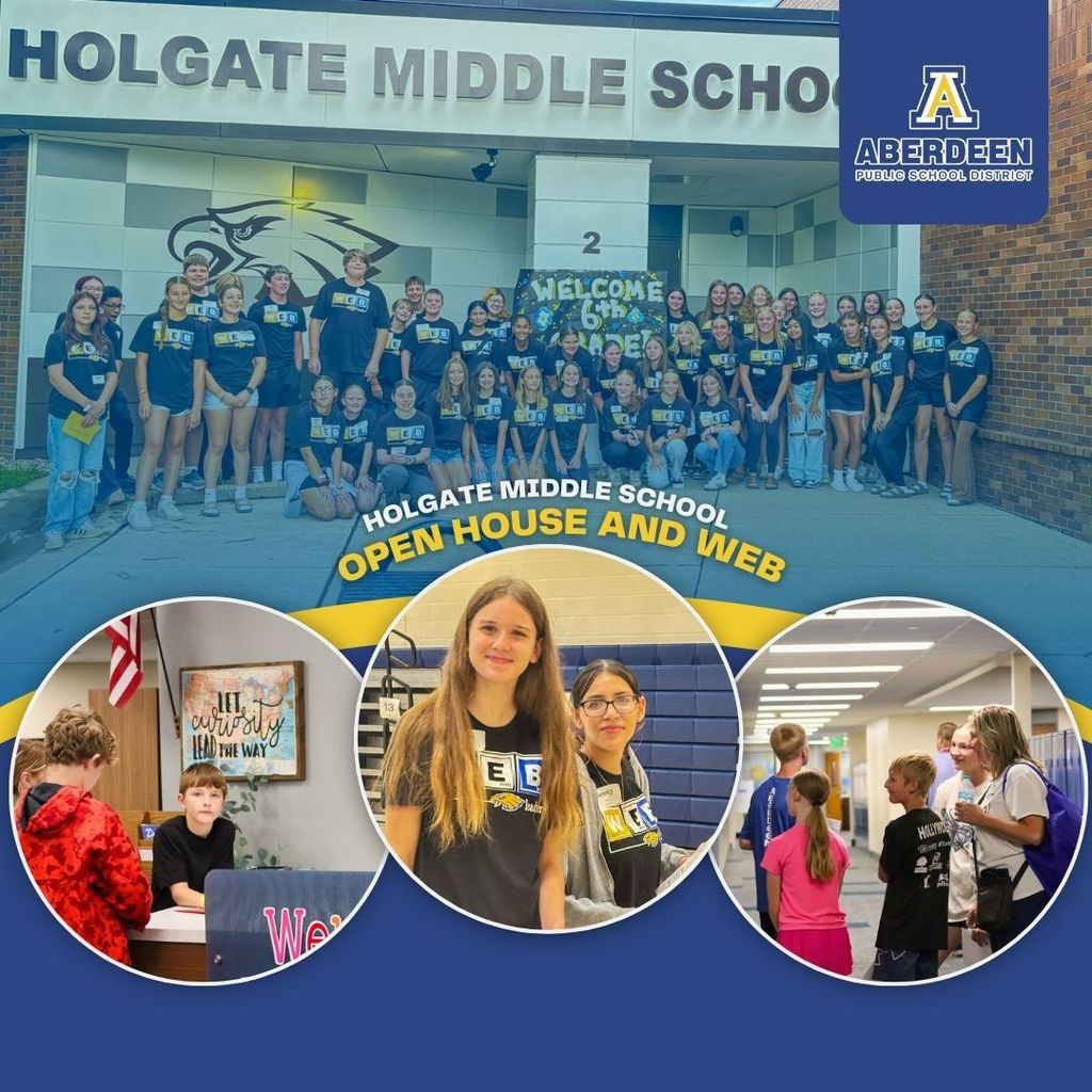 Collage of Holgate Open House and WEB photos