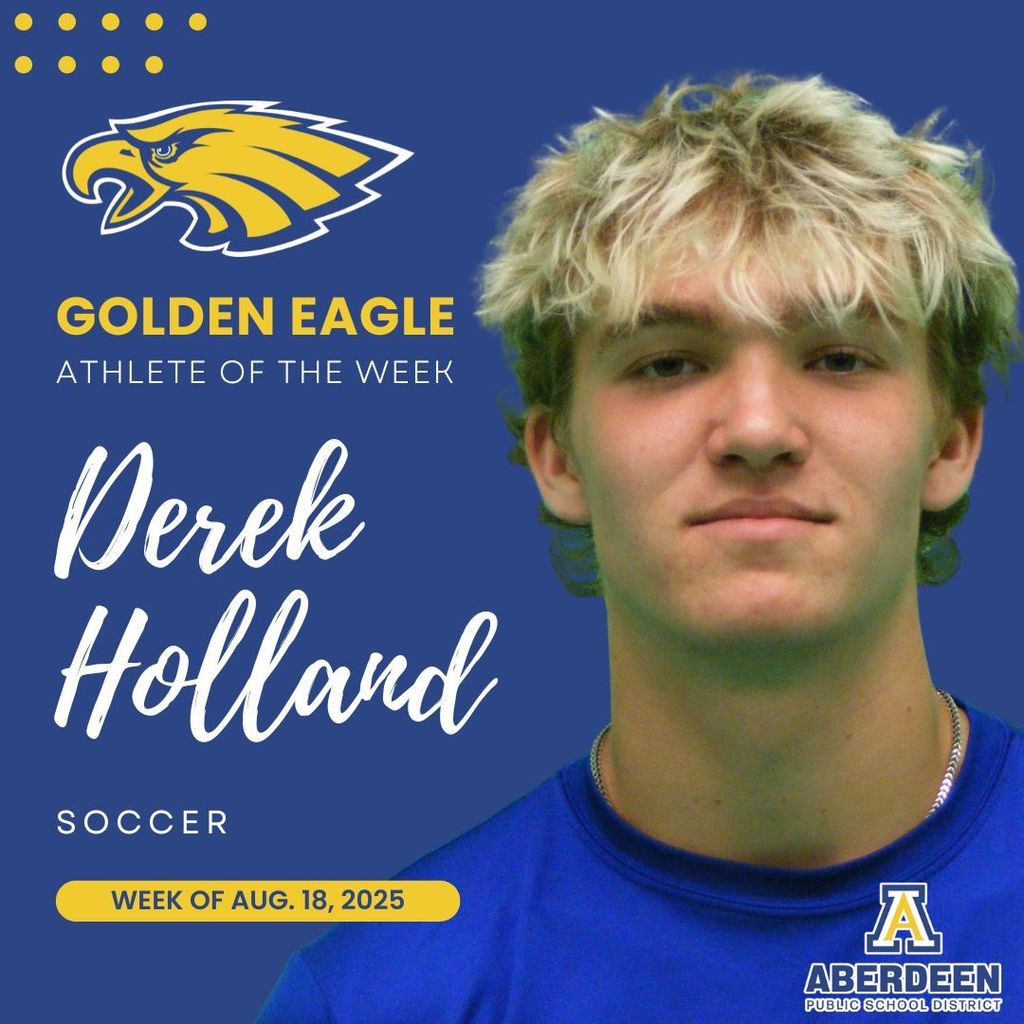 Golden Eagle Athlete of the Week: Derek Holland - soccer; week of Aug. 18, 2025