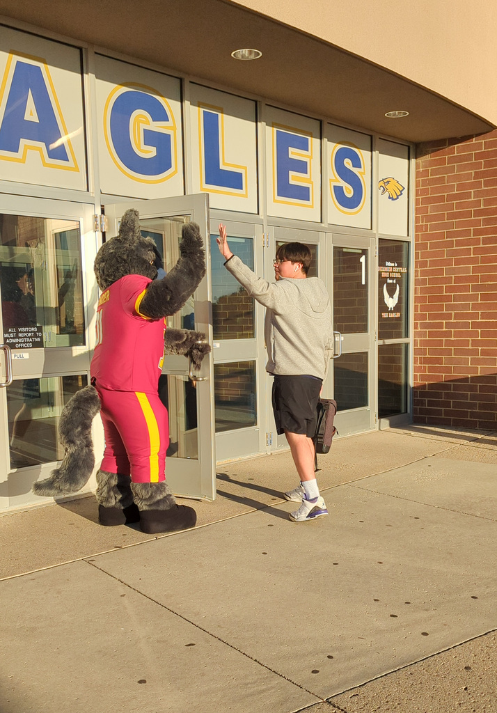 CHS student with Thunder