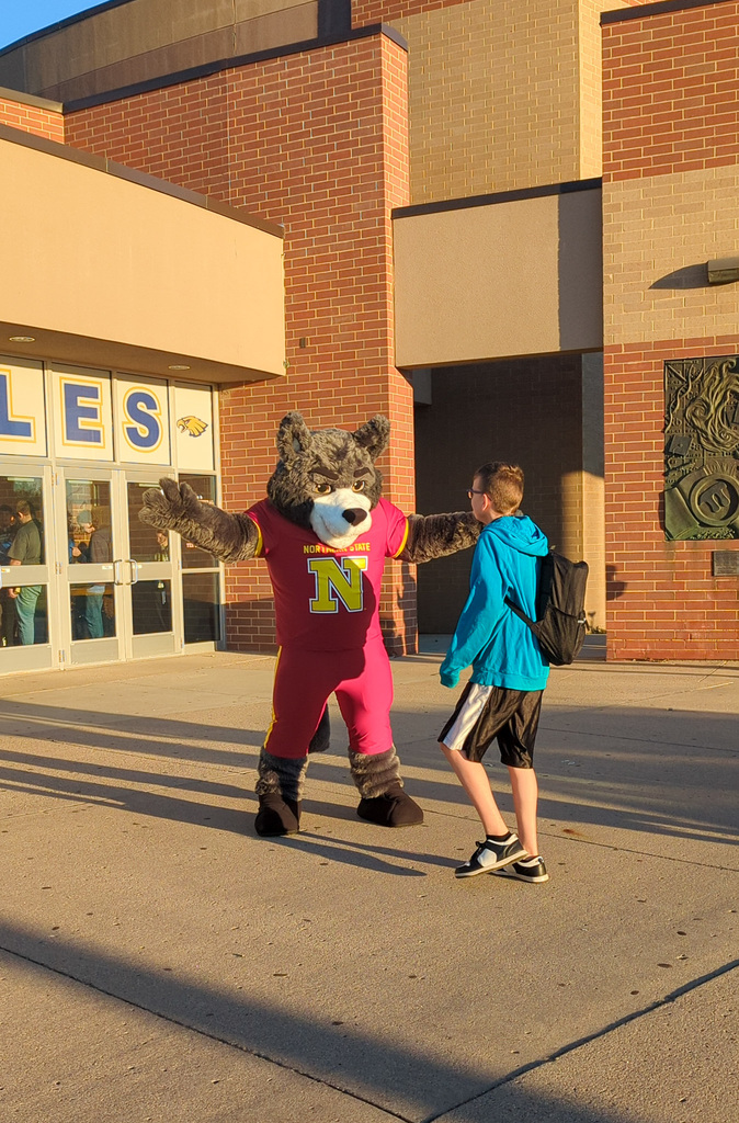 CHS student with Thunder