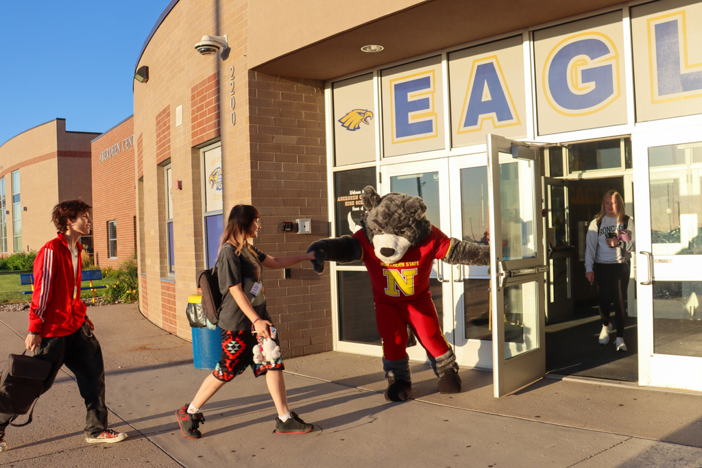 CHS student with Thunder