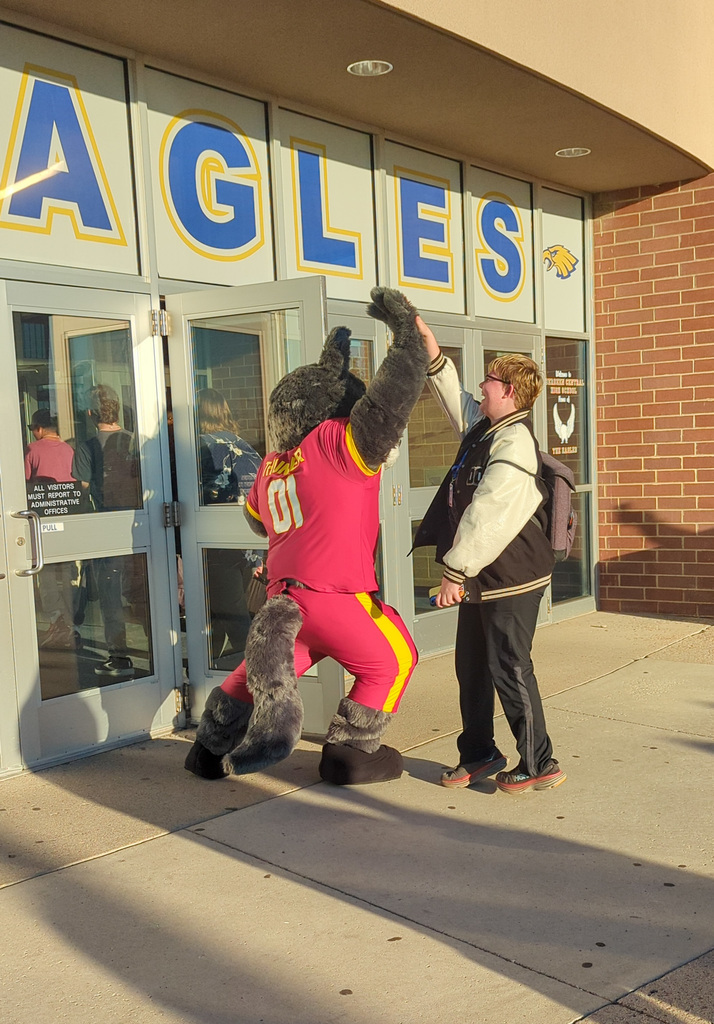 CHS student with Thunder