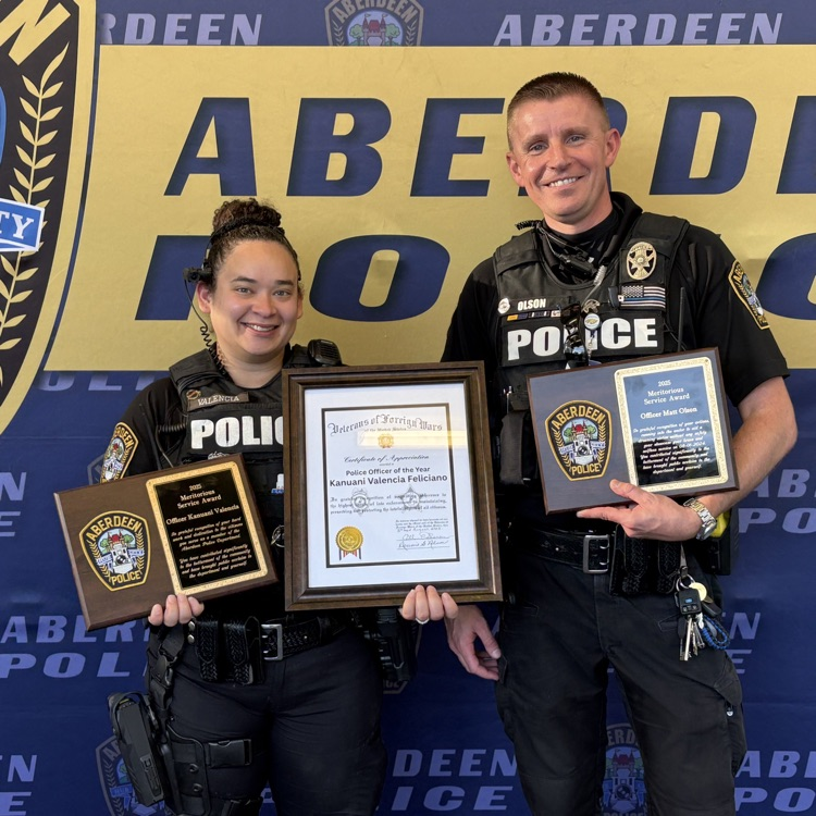 officers with awards