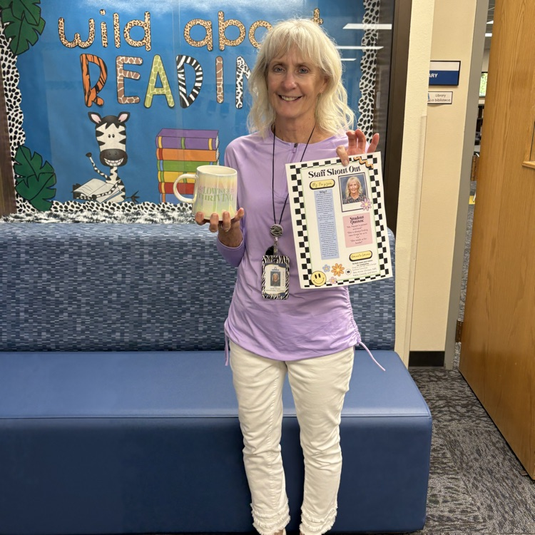 Ms. Paysen with her award!